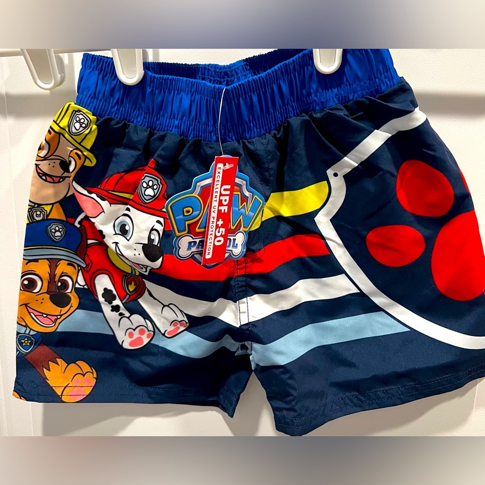 Toddler Paw Patrol swim shorts